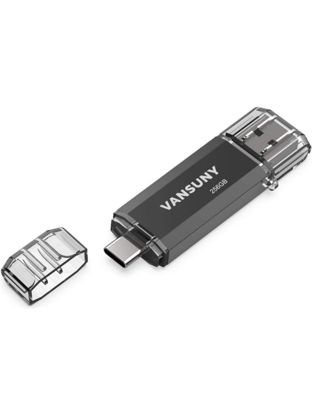 256GB Dual Type C USB Flash Drive - 2 in 1 OTG Memory Stick for Android & PC